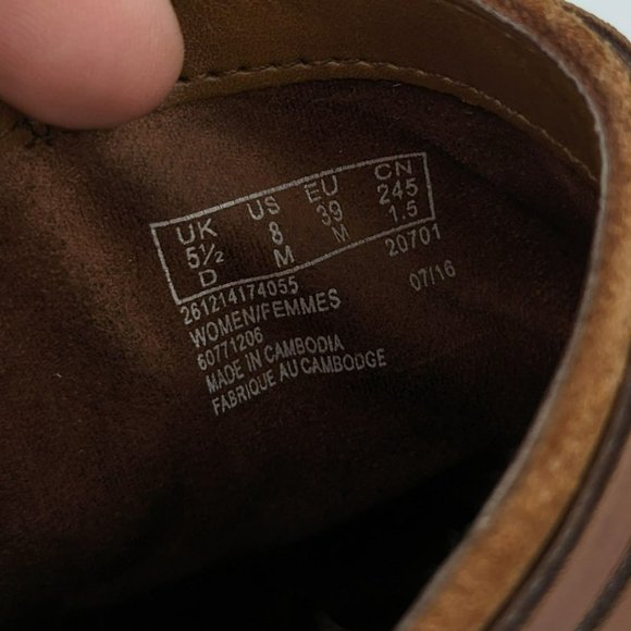 Clarks Gelata Ankle Booties 8 Sienna Brown Suede Leather Triple Buckle Side Zip - Picture 2 of 13